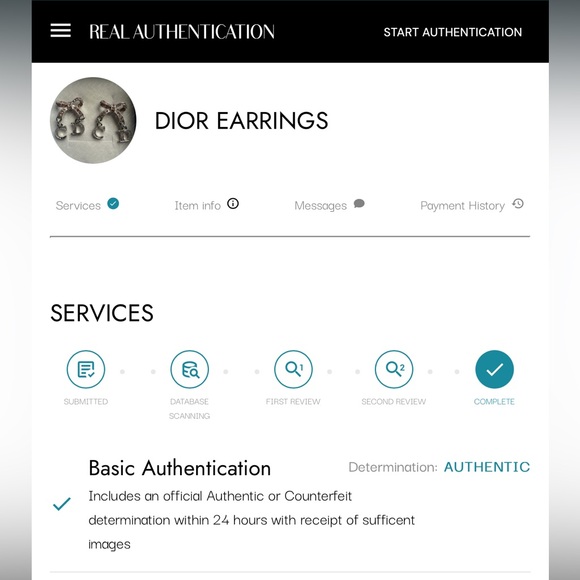 Dior Pink Bow Earrings - Picture 3 of 3